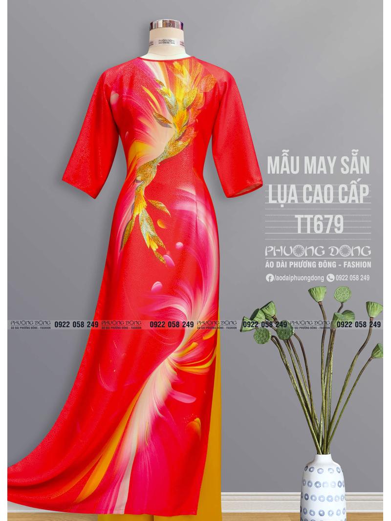 Áo Dài Truyền Thống Lụa Cao Cấp TT679